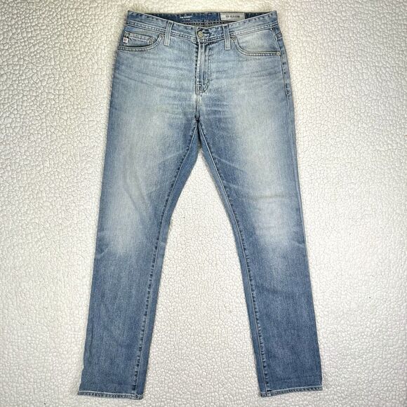 Adriano Goldschmied Jeans Men’s 30R (Actual 32x33) Blue Everett Slim Straight - Picture 2 of 14
